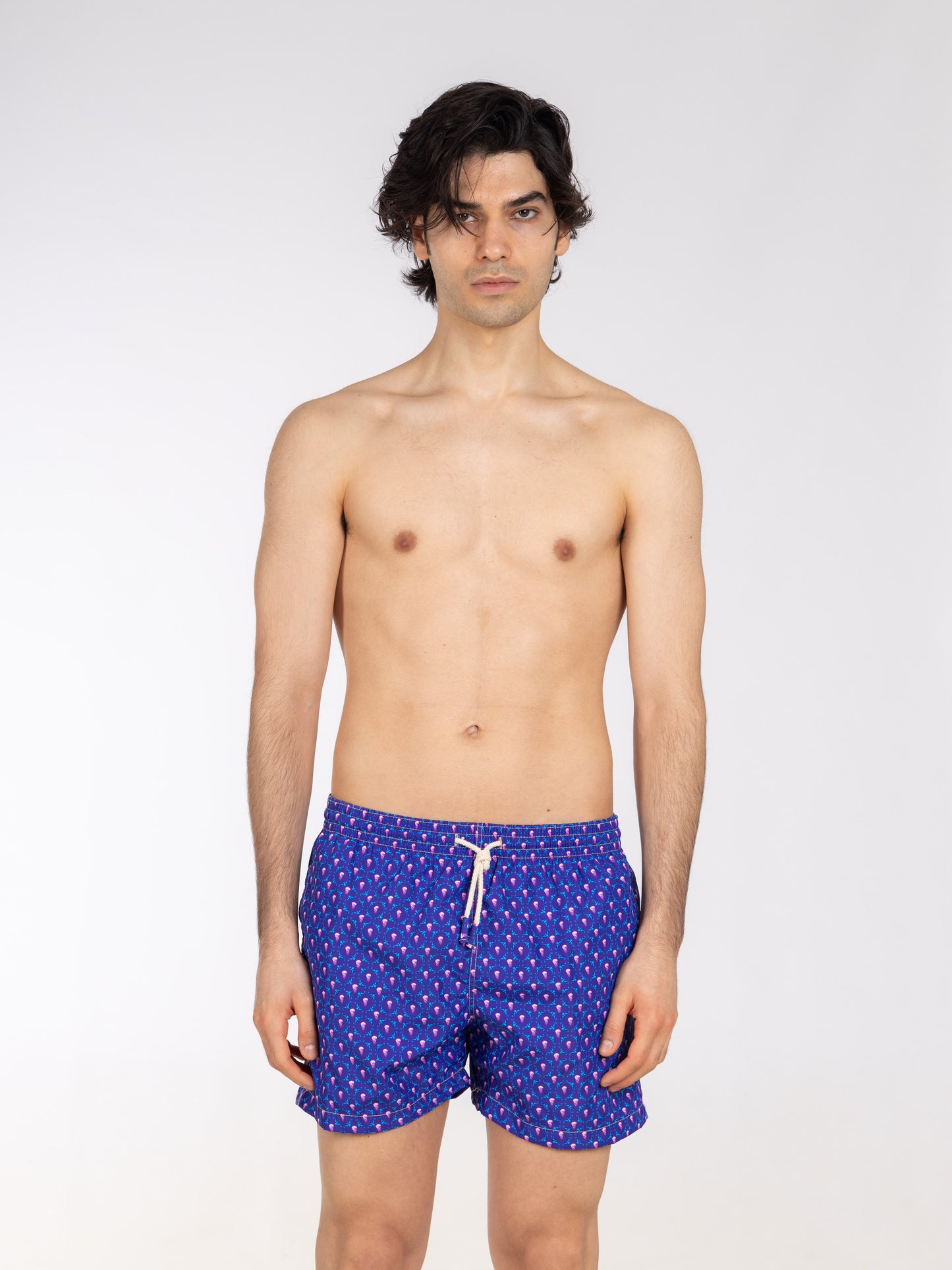 Costume Boxer Campanelle viola