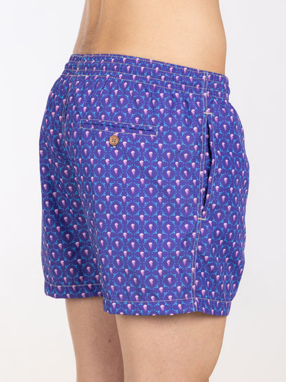 Costume Boxer Campanelle viola